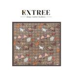 EXTREE Fashion Silky Satin Headscarf for Women Girls: Exquisite Pattern Lightweight Silk Graceful Scarfs 27.5 x 27.5 inches