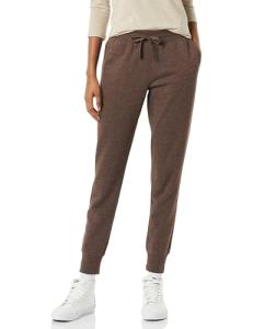 Amazon Essentials Women's Fleece Jogger Sweatpant (Available in Plus Size), Brown Heather, Large