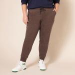 Amazon Essentials Women's Fleece Jogger Sweatpant (Available in Plus Size), Brown Heather, Large