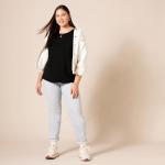 Amazon Essentials Women's Regular-Fit Short-Sleeve Crewneck T-Shirt, Pack of 2, Black/White, XX-Large