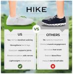 Hike Footwear Theora Pro HF - Ergonomic Supportive Non-Slip Barefoot Shoes, Wide Toe Box Durable Breathable Ultralight Walking Shoe for Women Men