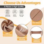 Headbands for Women - 6 Pack Wide Elastic Hair Bands | Stretchy Sweatbands Hair Bands | Soft Sports Thin Head Bands | Non-Slip Accessories Bands for Fashion, Washing Face, Workouts, Yoga, Daily Use