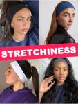 DRESHOW 16 Pcs Sports Headbands for Women Non-Slip Stretchy Fashion HairBand Curly Hair Headband Soft Hair Accessories for Daily Wear Workout Yoga Running