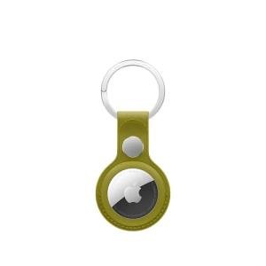 Apple AirTag FineWoven Key Ring - Chartreuse ​​​​​​​