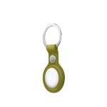Apple AirTag FineWoven Key Ring - Chartreuse ​​​​​​​