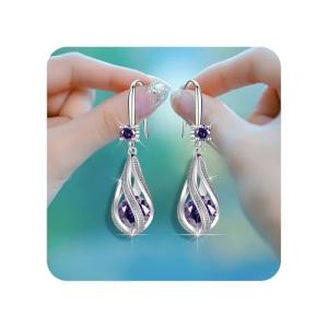 Deals of+The Day Lightning+Deals 925 Sterling Silver Drop Earrings for Women Amaoncom/Redeem Trendy Gold Hypoallergenic Dangle Earrings Wedding Earrings Jewelry for Brides