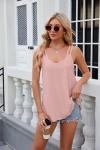 Lightning+Deals of Today Prime 2025 Womens Tank Tops Eyelet Embroidery Sleeveless Camisole Summer Clothes Scoop Neck Flowy Shirts My Last Order