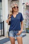 Lightning+Deals of Today Prime 2025 2025 Womens Summer Tops Short Sleeve V-Neck T Shirts Casual Basic Tees Trendy Clothes My Recent Orders Placed by me