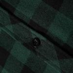 AQAYL Flannel Shirt for Men Plaid Button Down Hoodie Casual Long Sleeve Shirts Lightweight Hooded Shirt Jacket with Pockets Green