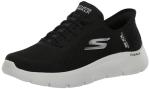 Skechers Women's Go Walk Flex Hands Free Slip-Ins-Grand Entry Sneaker, Black/White, 7 Wide