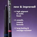 e.l.f. No Budge Retractable Eyeliner, Creamy, Ultra-Pigmented & Waterproof, Creates Bold & Defined Lines, Vegan & Cruelty-Free, Black