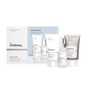 The Ordinary The Acne Set, 3-Step Skin Regimen with Glucoside Foaming Cleanser, Salicylic Acid 2% Solution, and Natural Moisturizing Factors + Beta Glucan | Skin Care Set