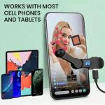 Aylthyo Auto Clicker for Smart Phone, Phone Screen Device Speed Clicker for iPhone iPad Apps, Fast Click Simulation Finger Continuous Click for Tiktok, Live Broadcasts Likes, Lightning Deal, Reward Task, Plug and Play(Black)