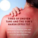 Sunless Tanning Lotion | Anti-Aging Self-Tanner | Body Tanning | Sun Kiss Glow Bronze Finish | Bronzer Lotion For All Skin Types | Just Nutritive | 8 Oz