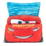 Jay Franco Disney Pixar Cars Lightning McQueen 3D Snuggle Pillow - Super Soft Red Racecar Plush Pillow - Measures 15 Inches