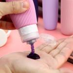 Mrsdry Travel Bottles for Toiletries, Tsa Approved 3oz Portable Travel Bottles, BPA Free Leak Proof Squeezable Silicone Travel Size Containers, Travel Accessories with Clear Toiletry Bag (4 Pack)