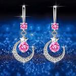 Lightning+Deals of Today Prime Gifts for Her My+Orders Placed Recently by Me Full Diamond Cubic Zirconia Earrings Studs Amaon Liquidation Pallet Jewelry Ofertas Del Dia De Hoy Relampago