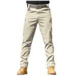 Deals Lightning of Today Prime by Hour,Pantalones De Trabajo para Hombre,Tactical Cargo Pants for Men Baggy Outdoor Waterproof Hiking Relaxed Pants Stretch Multi Pockets Lightweight,Khaki #2,X-Large