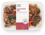 Amazon Kitchen, Black Pepper Beef, Single Serve Meal, 12 Oz