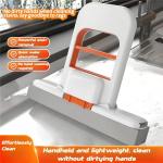 2025 New Mini Desktop Foldable Sponge Mop， Do not wash by Hand with Replaceable Sponge Head，Wet and Dry use for Dining Table Desk Bathroom Glass Car Dining Room（2pcs）