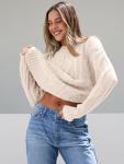 Trendy Queen Oversized Sweaters Womens 2025 Early Fall Fashion Must Haves Outfits Cable Knit Crewneck Plus Size Pullover Cute Chunky Long Tunic Top Winter Old Money Clothes Leggings Essential Clothing