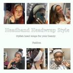 TEBIEKOY 4Pcs Fashion Scarves for Women, Multifunctional Boho Scarves Headbands Satin Scarf for Bag Hair Accessories