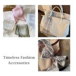 TEBIEKOY 4Pcs Fashion Scarves for Women, Multifunctional Boho Scarves Headbands Satin Scarf for Bag Hair Accessories