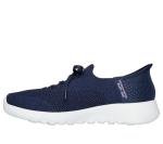 Skechers Women's Go Walk Joy Abby Hands Free Slip-Ins Sneaker, Navy, 7