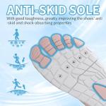 Grounded Footwear for Women Men Neuropathy, Hike Barefoot Shoes Womens (Black, Adult, Women, 8.5, Numeric, US Footwear Size System, Medium)