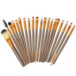 MTDXILTAI All in One Makeup Kit - 2X14 Eyeshadow Palette, Liquid Foundation, Eyeliner Pencils, Contouring Stick, Lip Gloss, 20Pcs Makeup Brushes (Black)