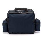 Hopkins Medical Products Mark V Shoulder Bag, HIPAA Compliant Lockable Zippers for Security, Adjustable Straps and Reinforced Bottom, Fold-Down Compartment for Easy Access, 13x11.25x7.5 inch, Navy