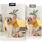 Security WiFi Camera in Bluetooth Speaker with 240° Viewing Angle,Wireless Security Cameras,Dome Cams Phone App,Hd 1080P,Motion Activated for Home Offices Store(2.4G /5G)