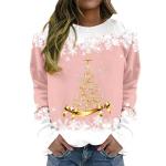 Lightning+Deals Of Today Prime Today'S prime+deals Nantdog Ugly Christmas Sweater Women Christmas Tree Sweatshirts Long Sleeve Crew Neck Holiday Merry and Bright Sweatshirt Christmas Sweatshirt