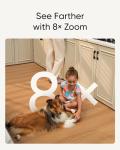 eufy Security Indoor Cam S350, Dual Cameras, 4K UHD Security Camera with 8× Zoom, 360° Camera, Baby Monitor, Pet Camera, Human/Pet Detection, AI Tracking, 2.4G/5G Wi-Fi, Plug in
