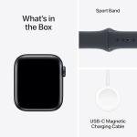 Apple Watch SE (2nd Gen) [GPS 40mm] Smartwatch with Midnight Aluminum Case with Midnight Sport Band S/M. Fitness and Sleep Trackers, Crash Detection, Heart Rate Monitor, Retina Display