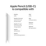 Apple Pencil (USB-C): Device Compatibility Check Required - Pixel-Perfect Precision, Tilt Sensitivity, Perfect for Note-Taking, Drawing, and Signing Documents. Charges and Pairs with USB-C
