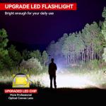 LETMY Tactical Flashlight S2000-2 Pack - Bright LED