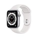 Apple Watch Series 6 GPS 44mm Silver White Band