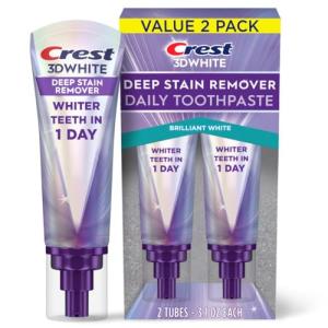 Crest 3DWhite Deep Stain Remover Toothpaste 2-Pack