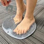 Exfoliating Shower Foot Scrubber Mat with Suction Cups