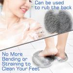 Exfoliating Shower Foot Scrubber Mat with Suction Cups
