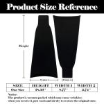 Black Y2K Leg Warmers for Kawaii Style