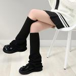Black Y2K Leg Warmers for Kawaii Style
