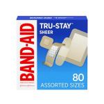 Tru-Stay Sheer Adhesive Bandages, 80 Count