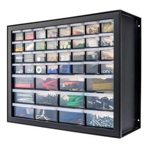 44-Drawer Screw Tool Organizer with Stackable Storage