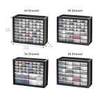 44-Drawer Screw Tool Organizer with Stackable Storage