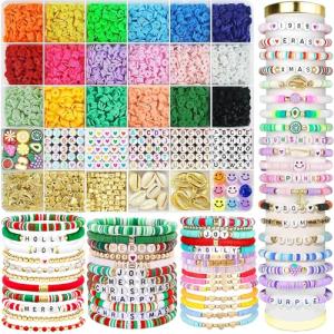 5300 Clay Beads Bracelet Making Kit for Kids