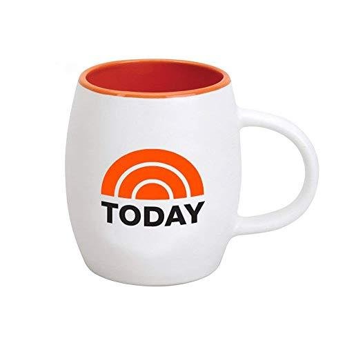 TODAY Show Logo Mug with Orange Interior 15 oz