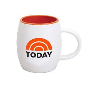 TODAY Show Logo Mug with Orange Interior 15 oz