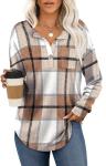 Trendy Plaid Tunic Tops for Women